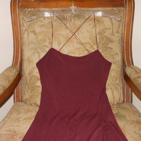 ALEXANDER WANG Cami Midi Dress-Size Large - Picture 4 of 5